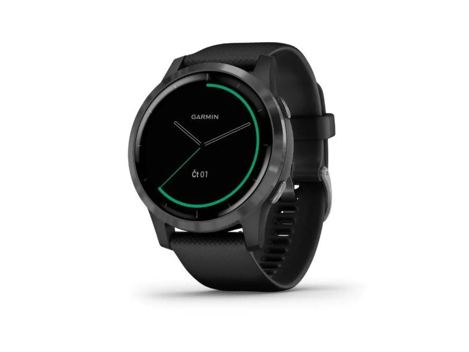 Garmin vívoActive 4 Sportuhr in Grau/Schwarzband
