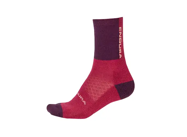 Endura BaaBaa Merino Damen Wollsocken Flieder