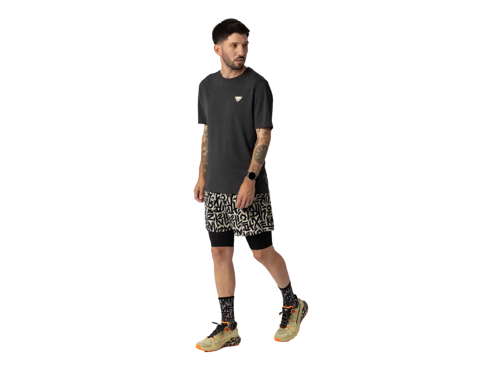 Dynafit Trail Herren Laufshirt kurze Ärmel Black Out