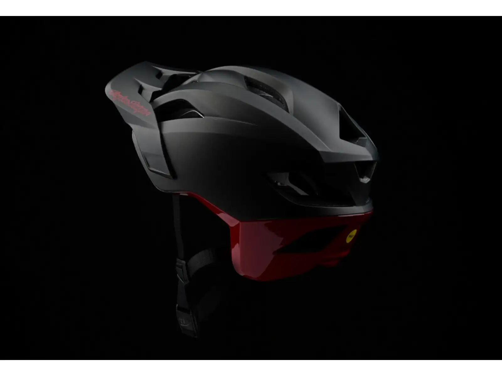 Troy Lee Designs Flowline SE MIPS Helm Radian Charcoal/Red