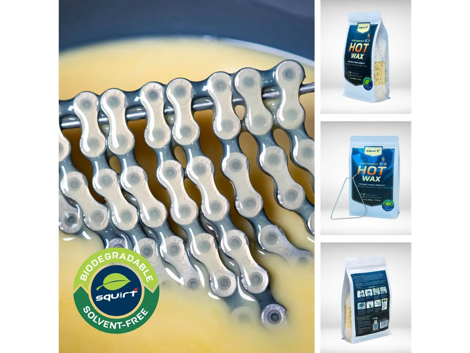 Squirt Performance Hot Wax Heißwachs für die Kette 500 g