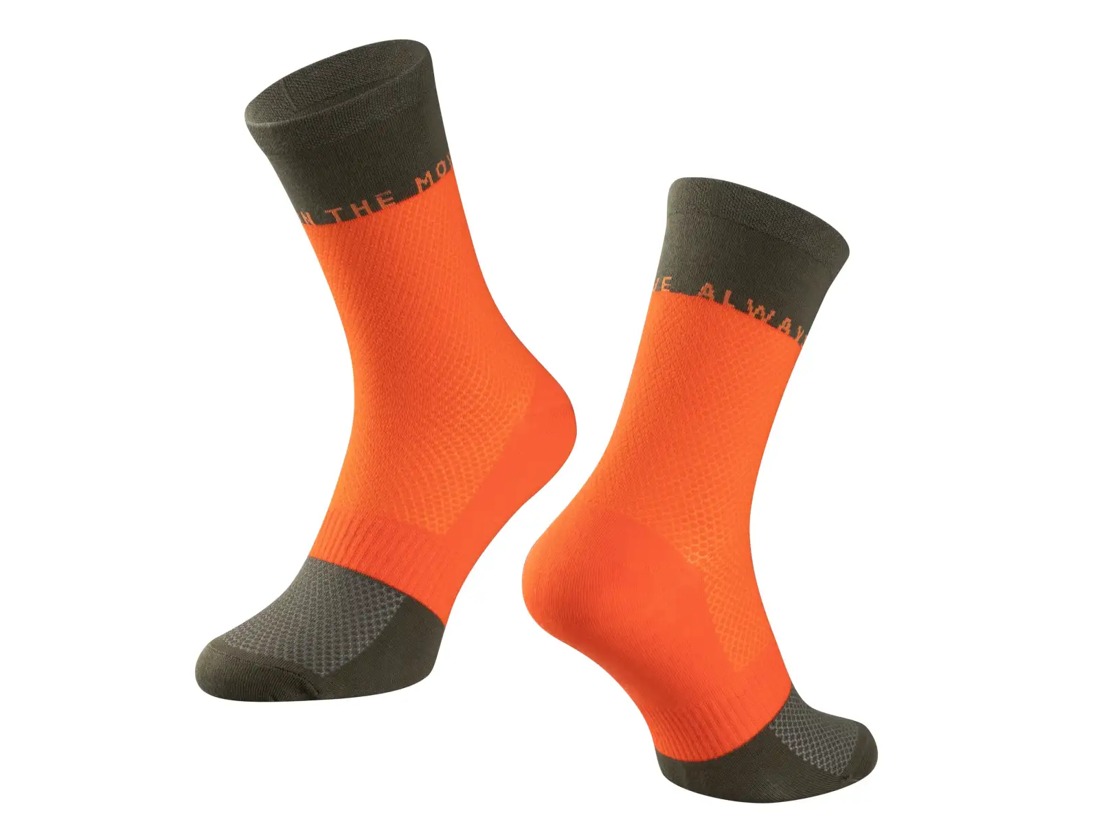 Force Move Socken in Orange/Grün.