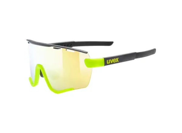 Uvex Sportstyle 236 Set Brille Black Lime Matt /Mirror Yellow