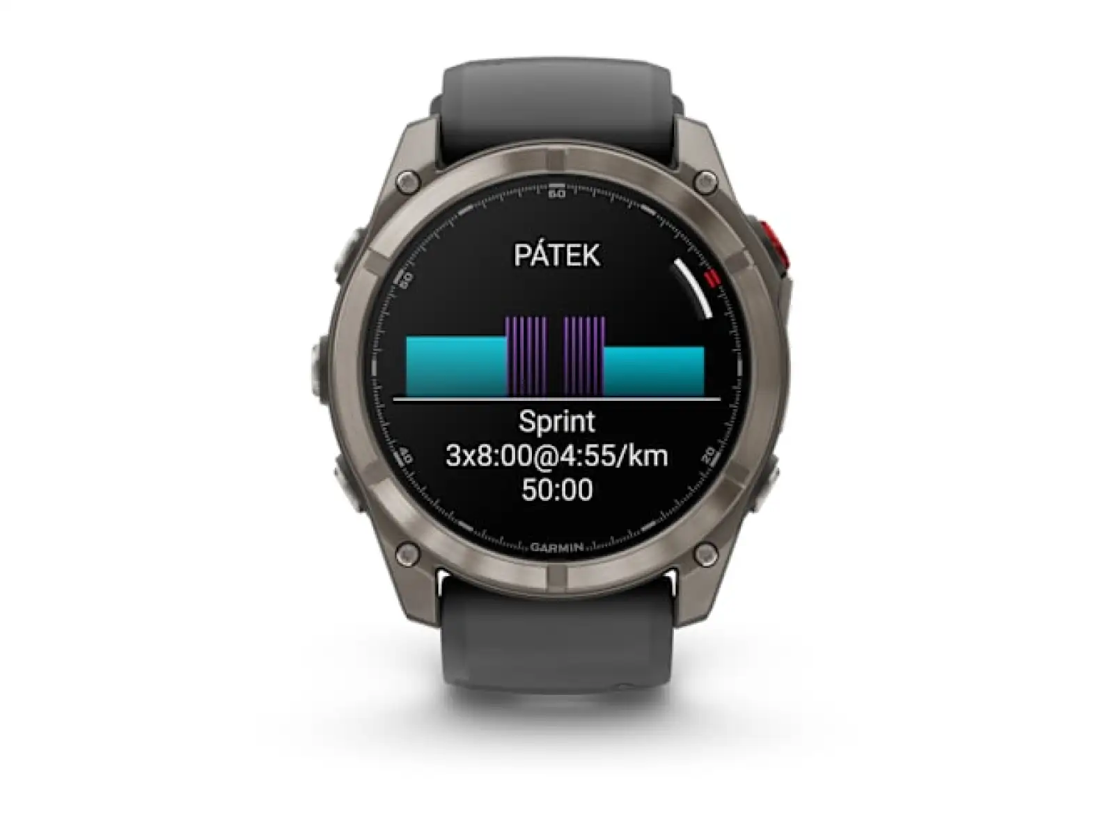 Garmin fenix 8 Pro 51 mm AMOLED Sapphire Smartwatch Titanium Graphite/Black