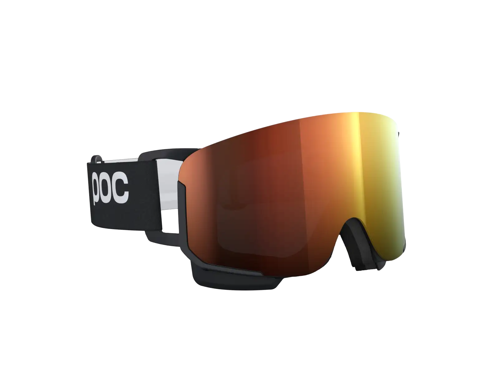 POC Nexal Skibrille Uranium Black/Teilweise Sonnig Orange