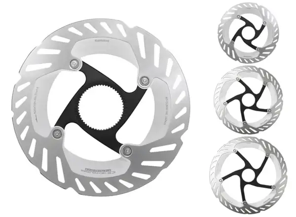 Shimano RT-CL800 Bremsscheibe 180 mm, Center Lock, Ice Tech, Außen-Lockring