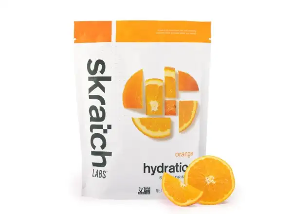Skratch Labs Hydration Sport Drink Mix Ionisches Getränk 440 g Orange