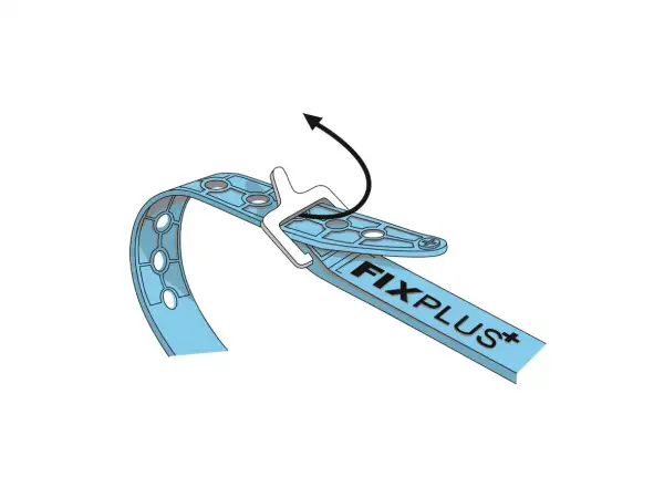 Fixplus Strap Spannband 460 mm schwarz