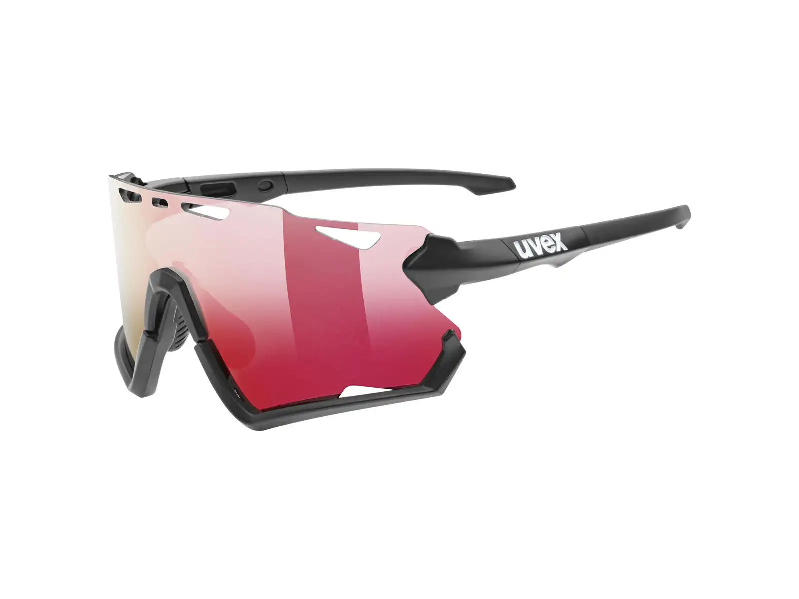 Uvex Sportstyle 228 Sonnenbrille Black Mat/Mirror Red Uni