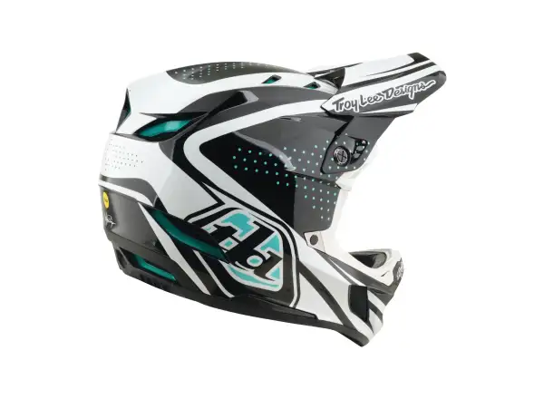 Troy Lee Designs D4 Composite MIPS Helm Crest Real Teal