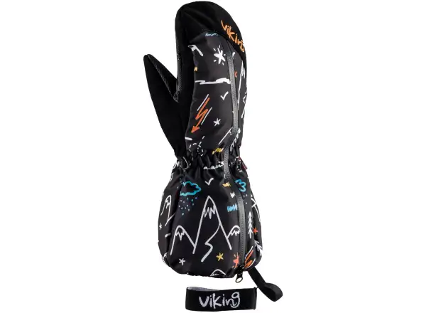 Viking Snoppy Kinderhandschuhe Schwarz