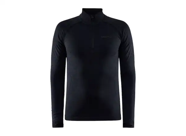 Craft Core Dry Active Comfort Zip Herren Langarmshirt Black