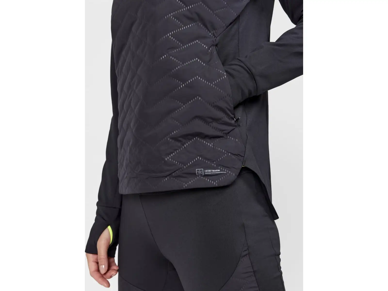Craft ADV SubZ Sweater Damen Laufjacke Schwarz