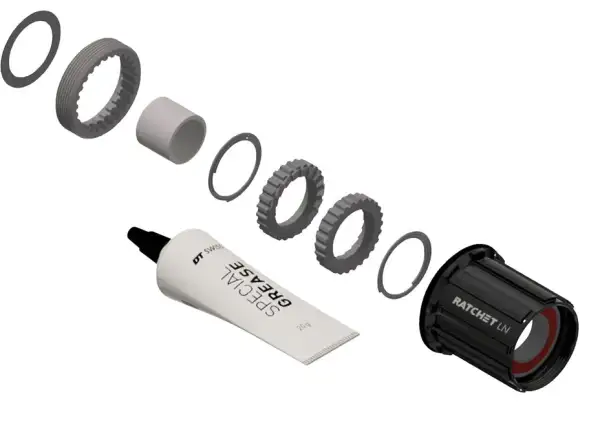 DT SWISS KIT Shimano Road HG 11 - Umrüstkit Naben 3pawls zu Ratchet LN
