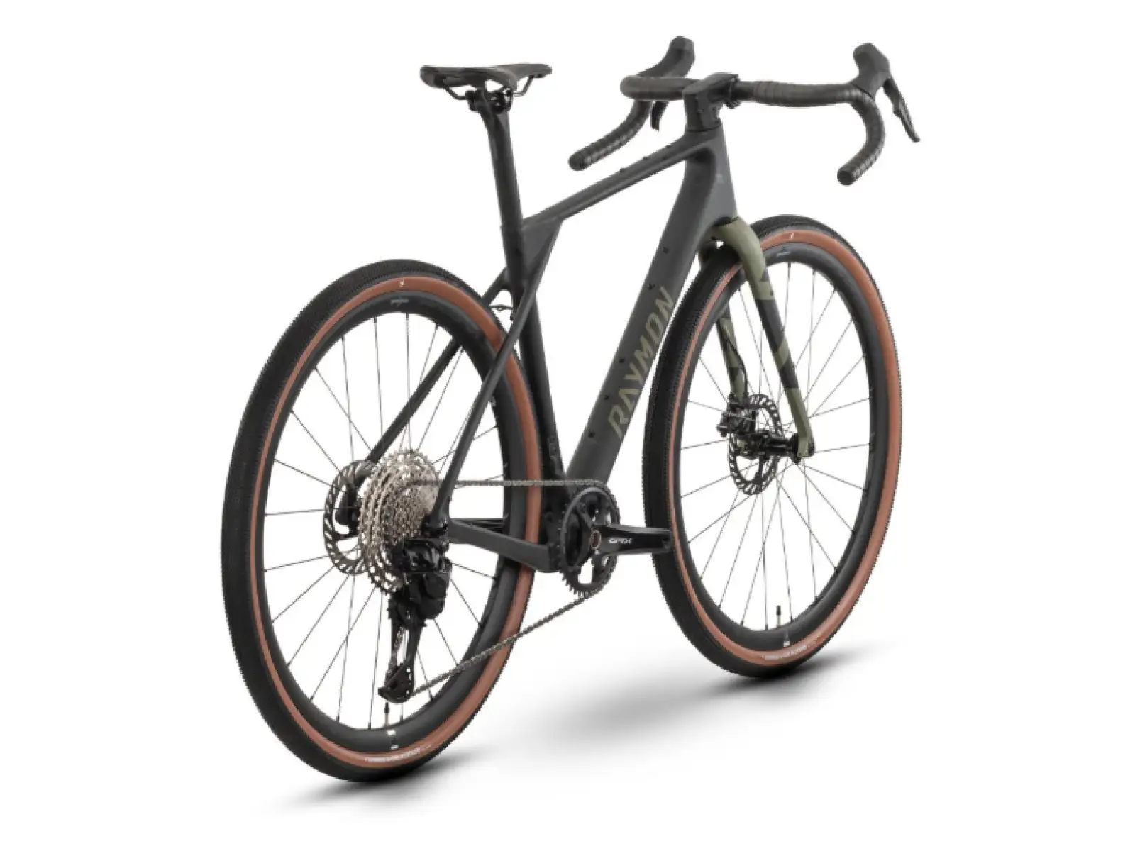 Raymon Soreno Ultra GRX Di2 Gravelbike Carbon/Forest Green