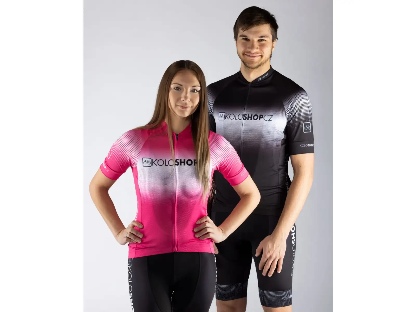 Koloshop Force Herren Kurzarmtrikot schwarz