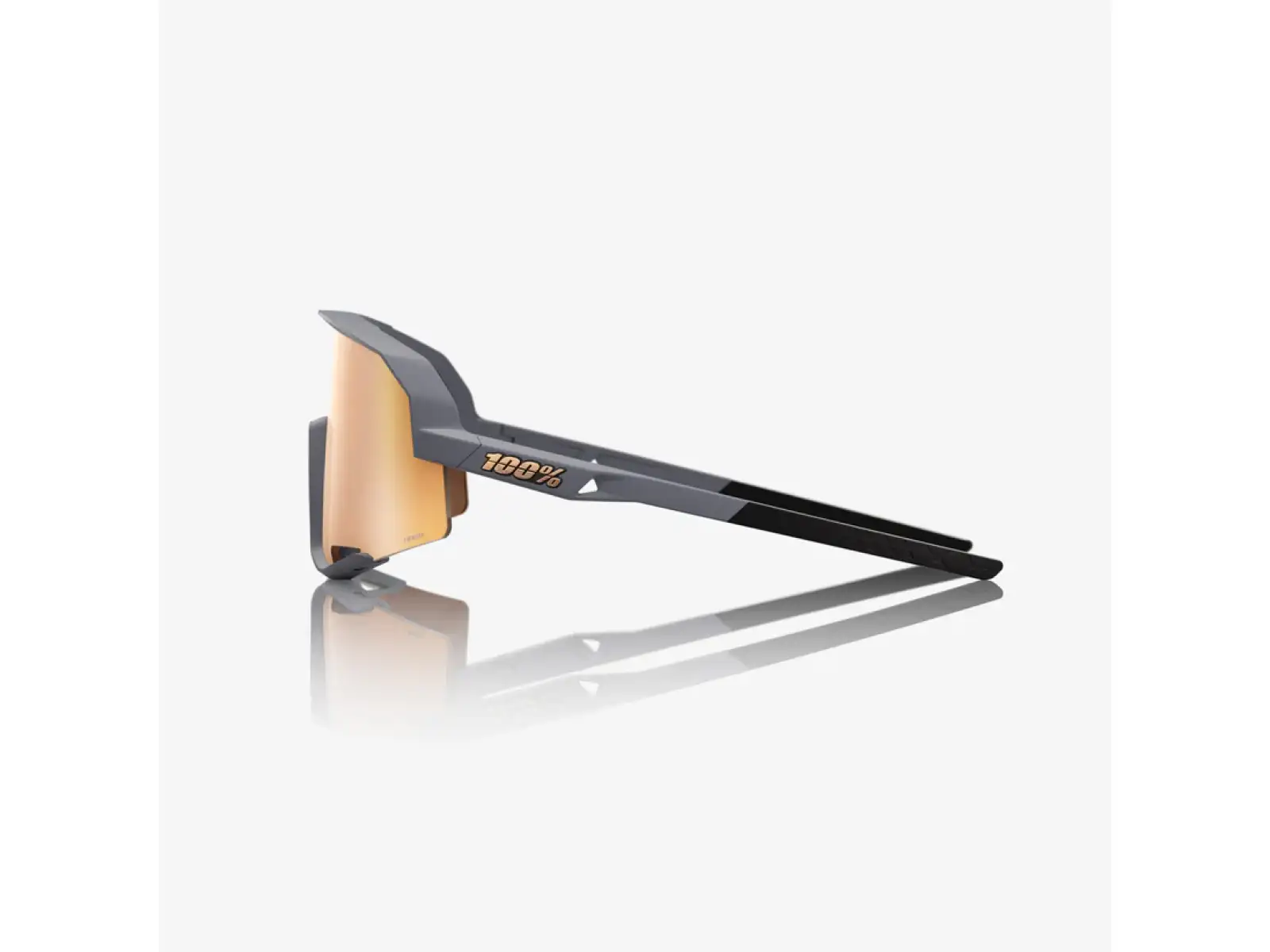 100% Slendale Sonnenbrille Soft Tact Grey/HiPER Copper Mirror