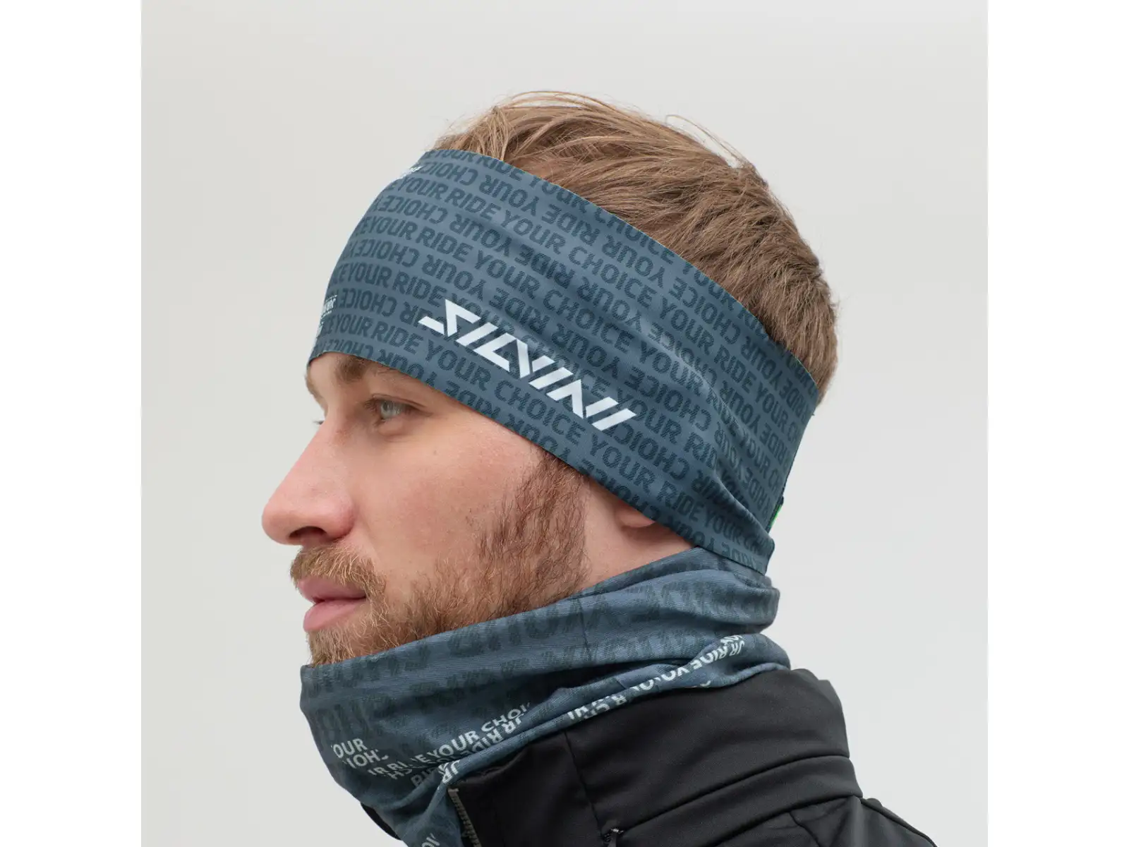 Silvini Agri Stirnband Charcoal/Cloud