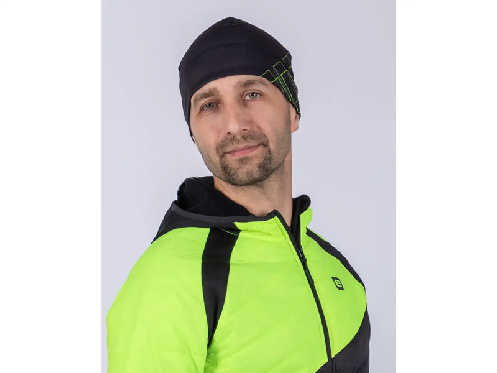 Etape Fizz Mütze schwarz/gelb fluo