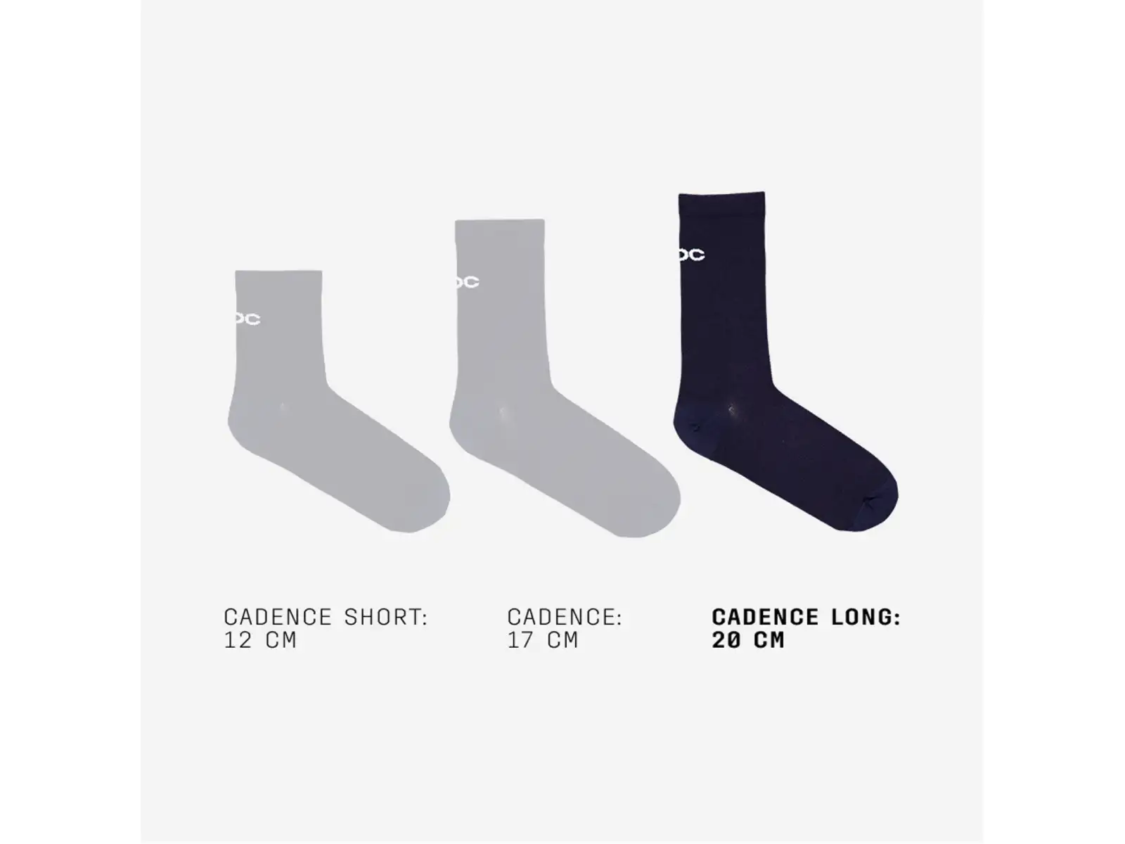 POC Cadence Road Long Socken Hydrogen White