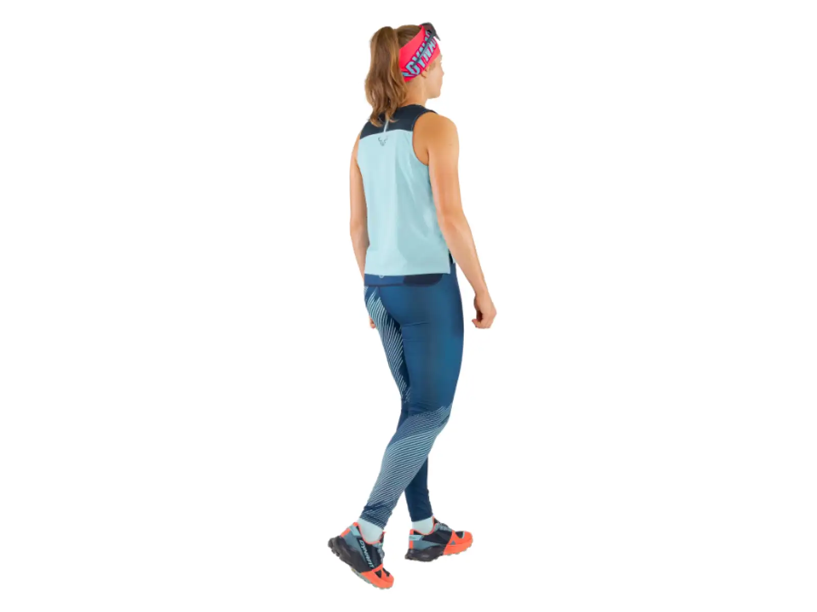 Dynafit Sky Crop Top Damen ärmelloses Shirt Marine Blue