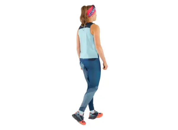 Dynafit Sky Crop Top Damen ärmelloses Shirt Marine Blue