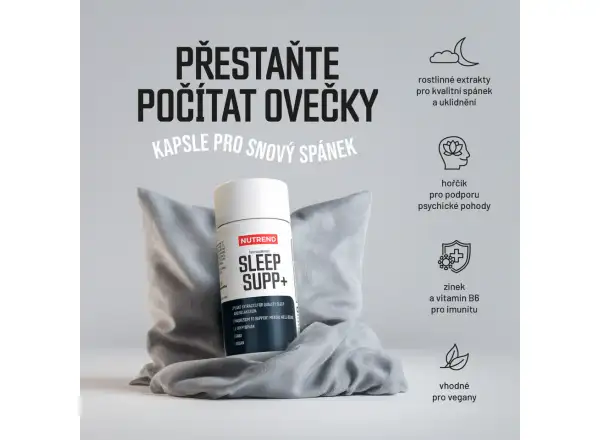Nutrend Sleep Supp+ Schlafunterstützung 90 Kapseln