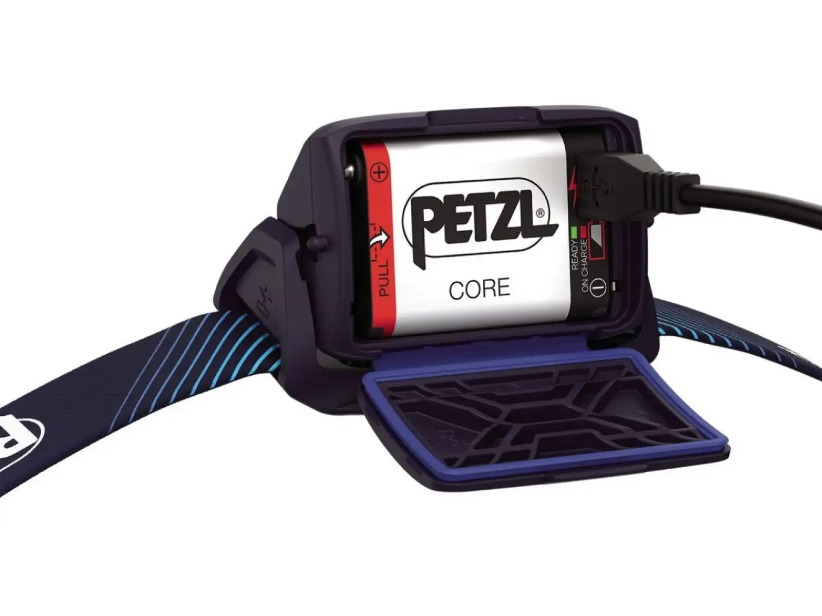 Petzl Actik Core Stirnlampe Blau