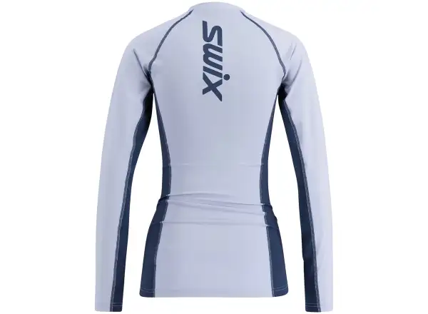 Swix RaceX Dry Damen langarm T-Shirt Heather/Lake Blue
