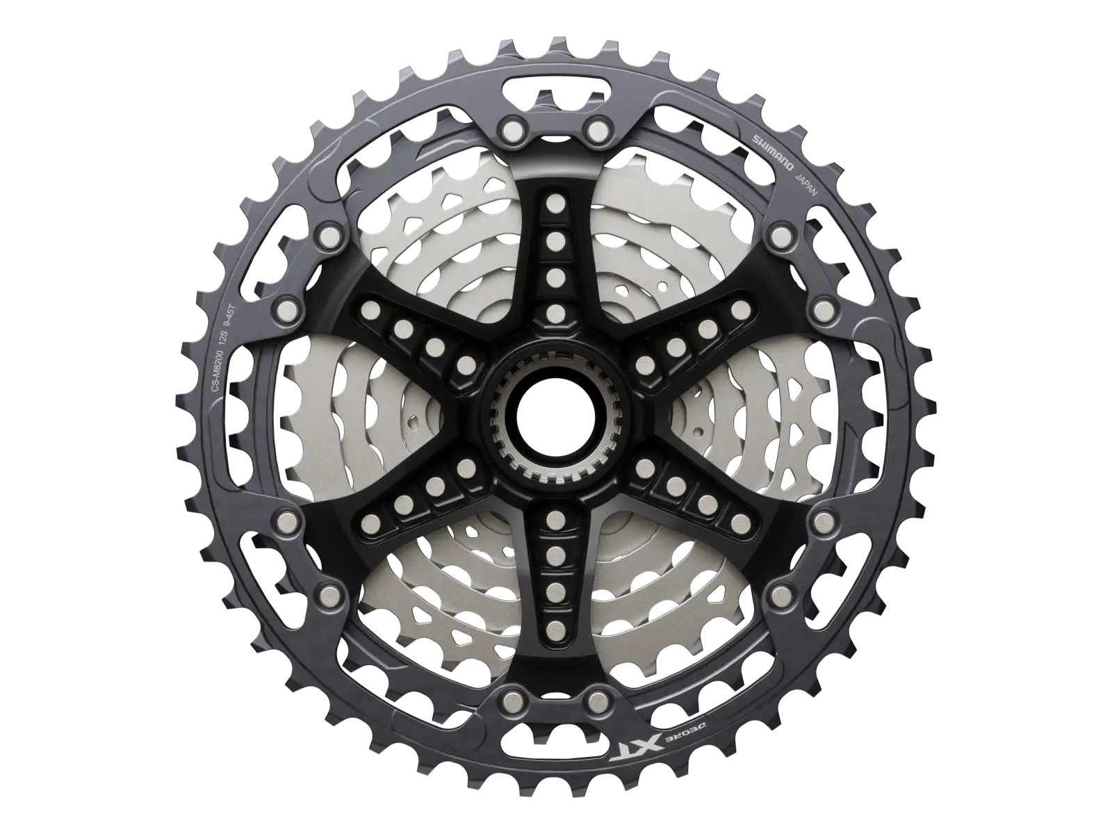 Shimano Deore XT CS-M8200 Kassette – 12-fach, 10–45 Zähne