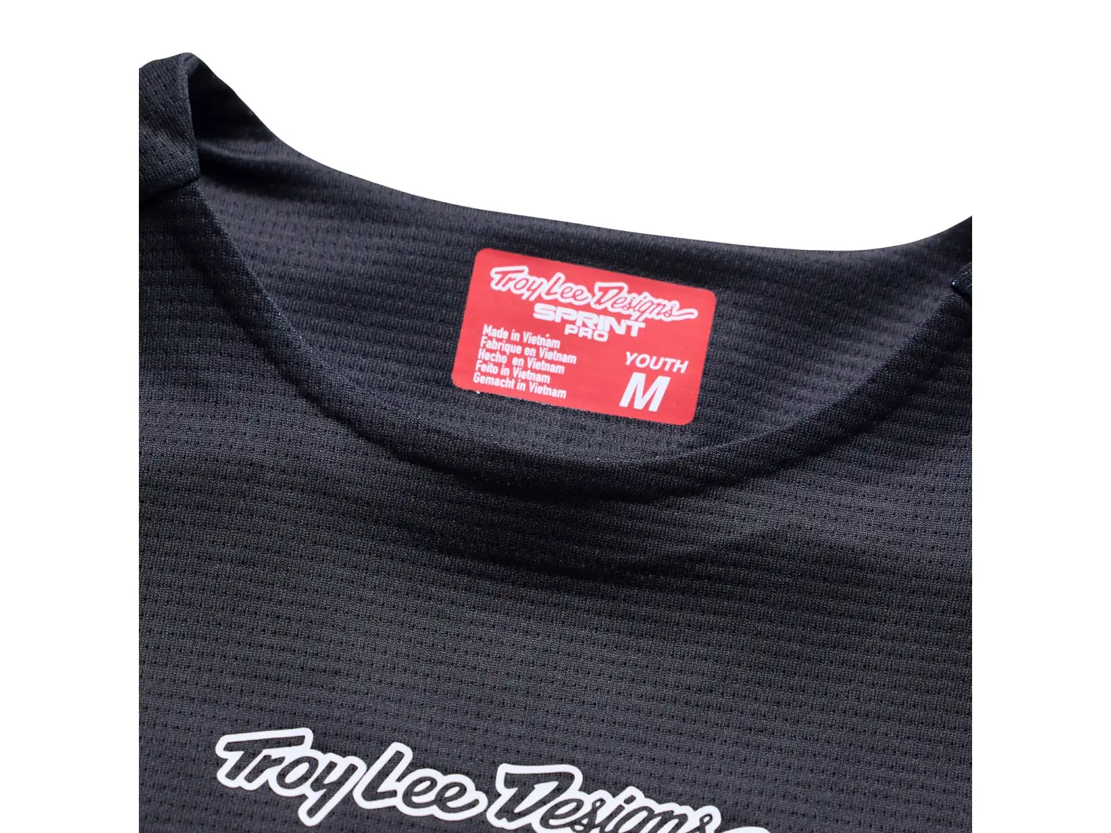 Troy Lee Designs Youth Sprint Pro Kindertrikot Langarm Mono Black