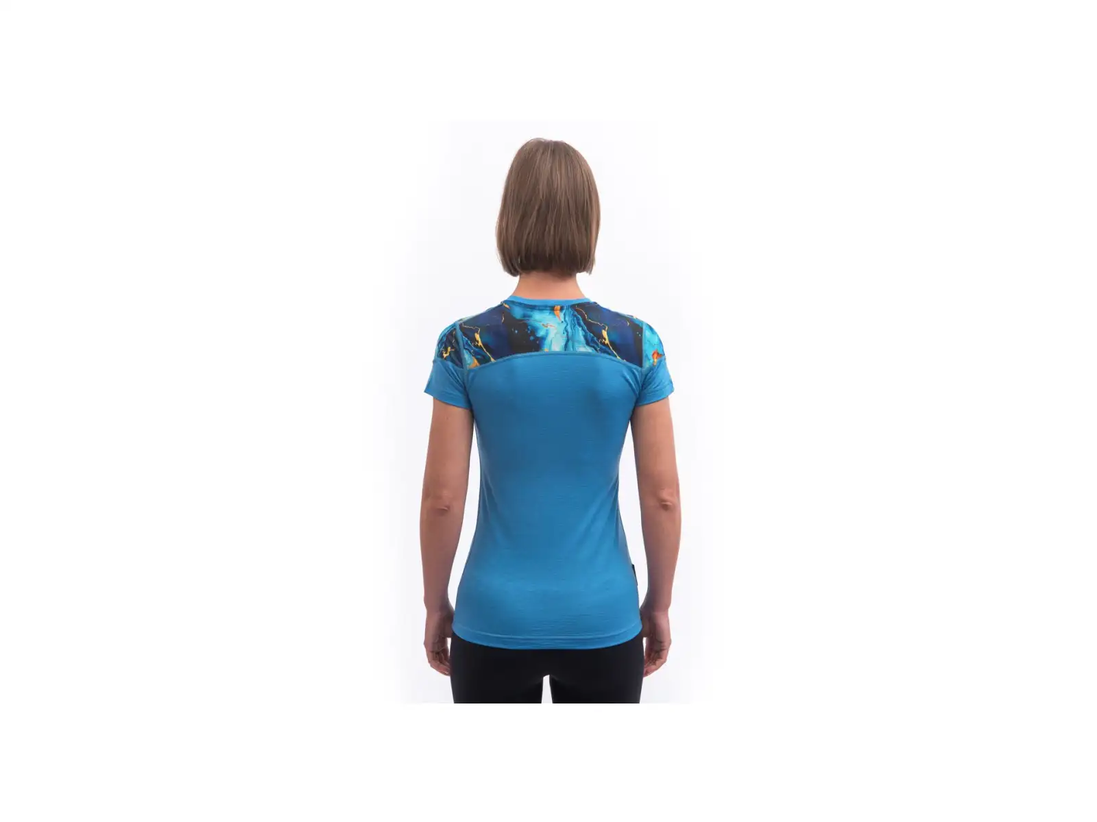 Sensor Merino Impress Damen T-Shirt Kurzarm Blau/Universe