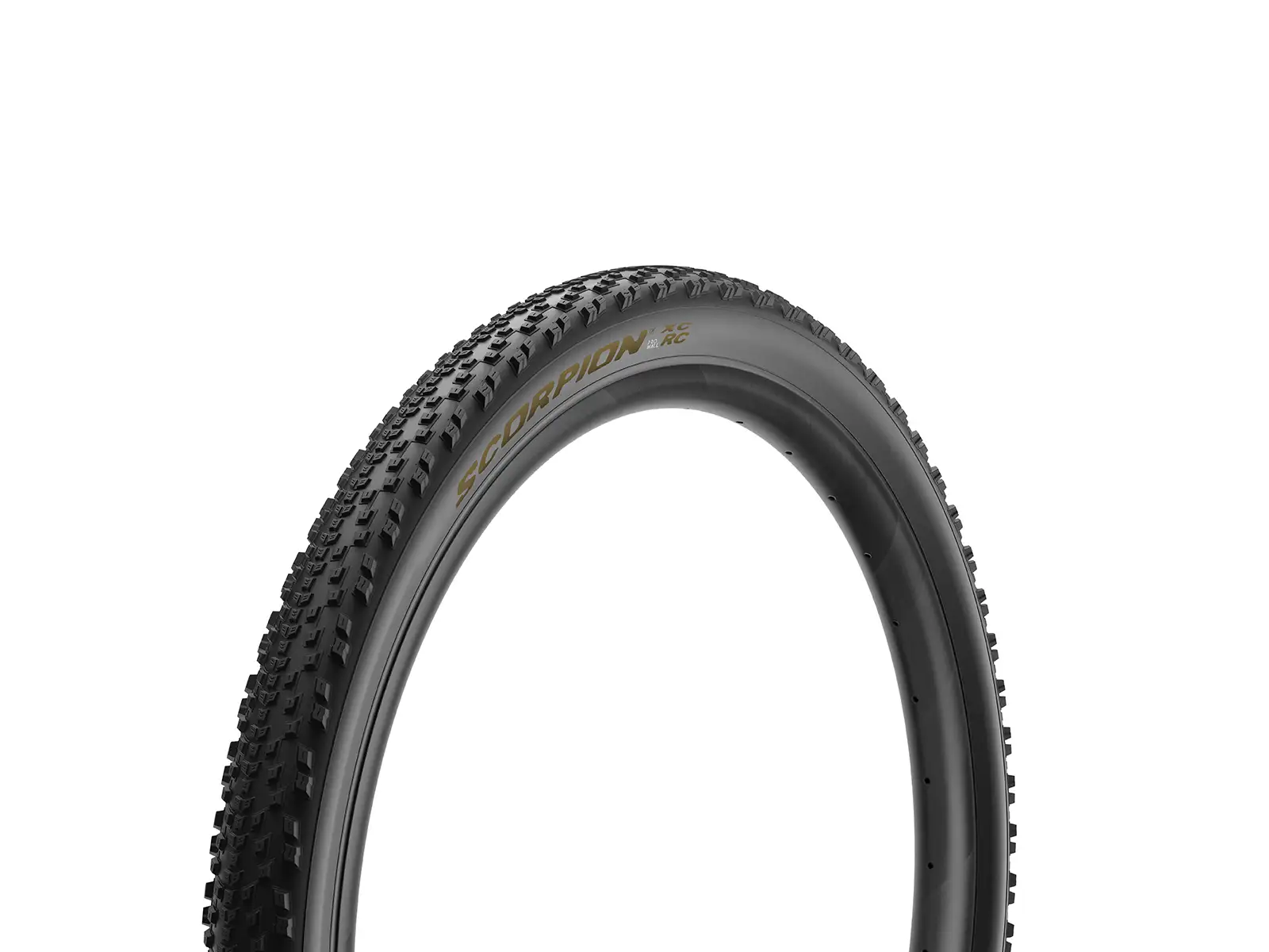 Pirelli Scorpion XC RC Colour Edition 29x2,4" Reifen mit Kevlar in gold.