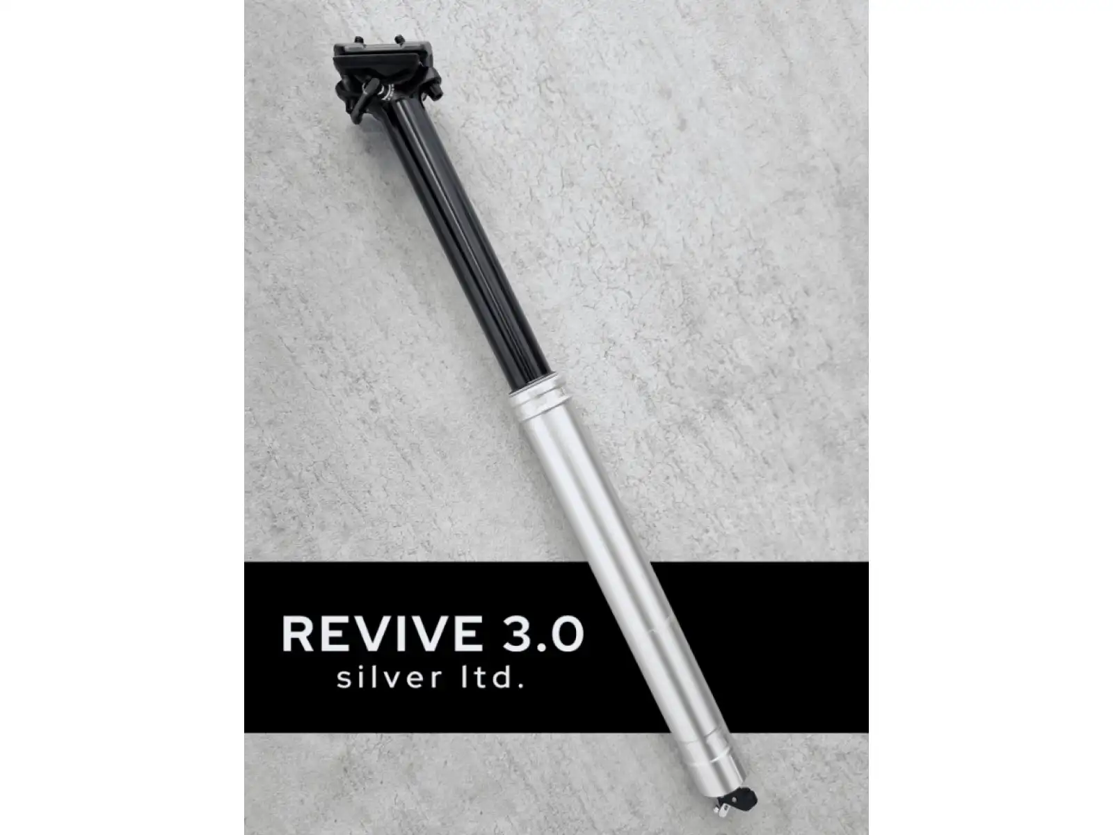 BikeYoke Revive 3.0 Silver Ltd Teleskop-Sattelstütze 125 mm/31,6 mm