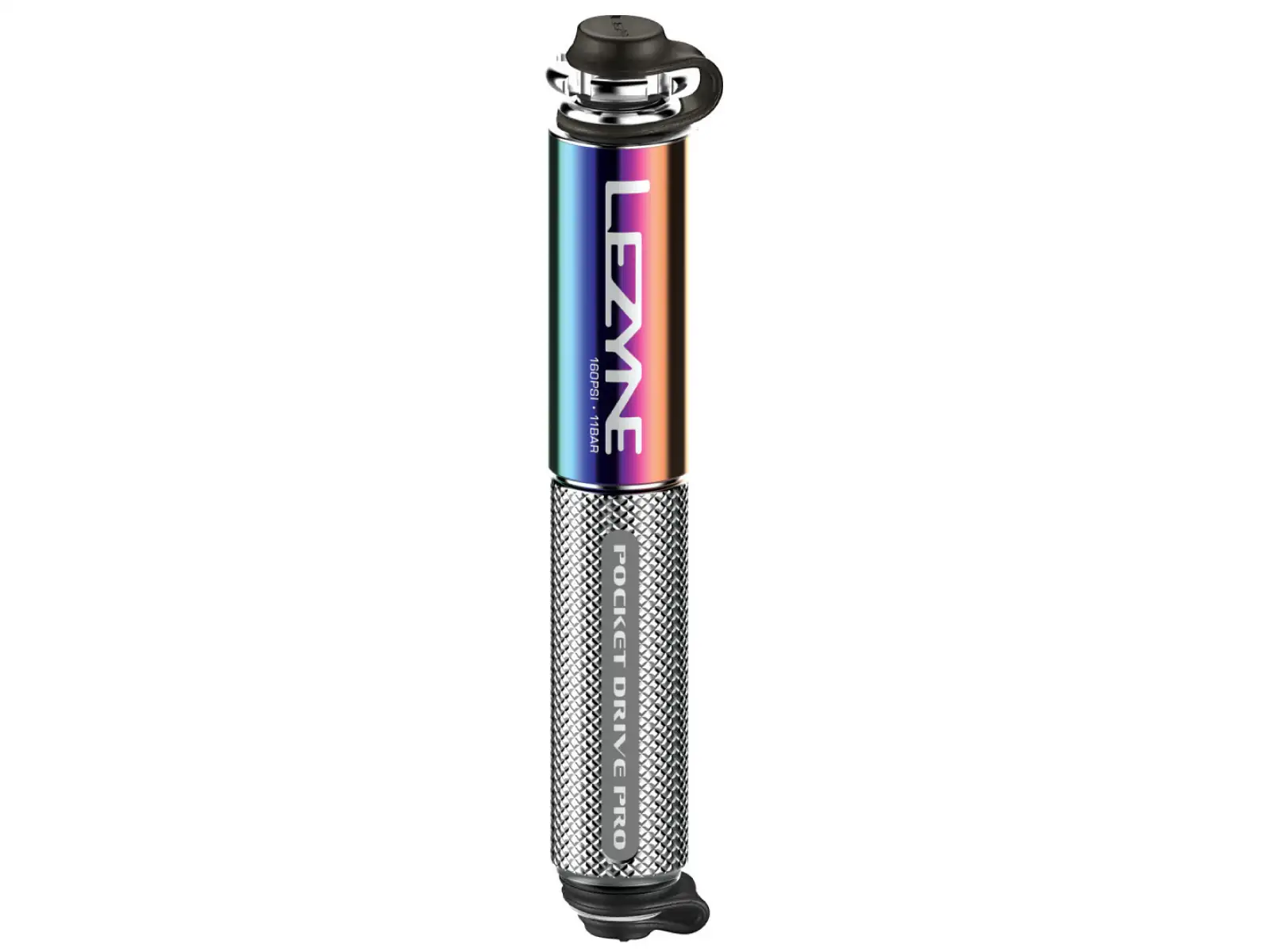 Lezyne Pocket Drive Pro Pumpe neo metallic/silber