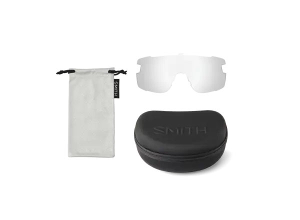Smith Wildcat Brille Mate Grau/Marmor/ChromaPop Polarized Bronze-Spiegel