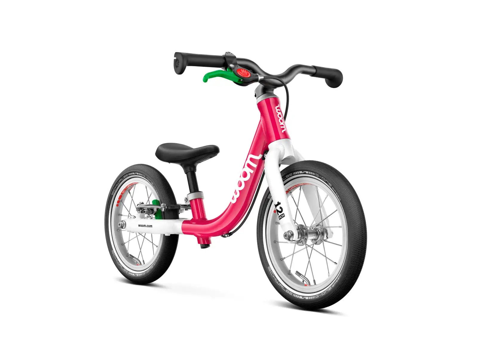 Woom GO 1 Hot Pink 12 Kinderlaufrad