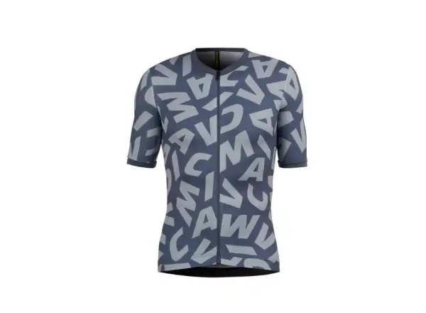 Mavic Aksium Graphic Herrentrikot Kurzarm Orion Blau