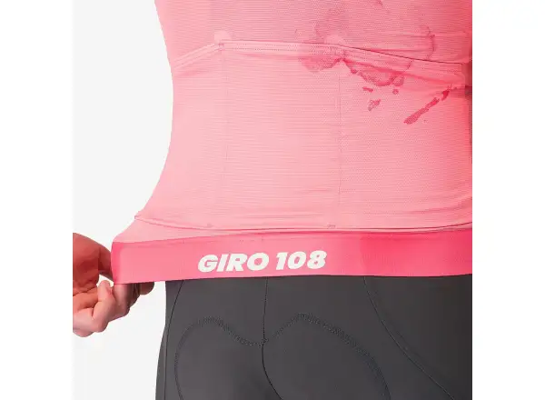 Castelli Giro 108 Race 8S Herren Trikot Kurzarm Rosa Giro