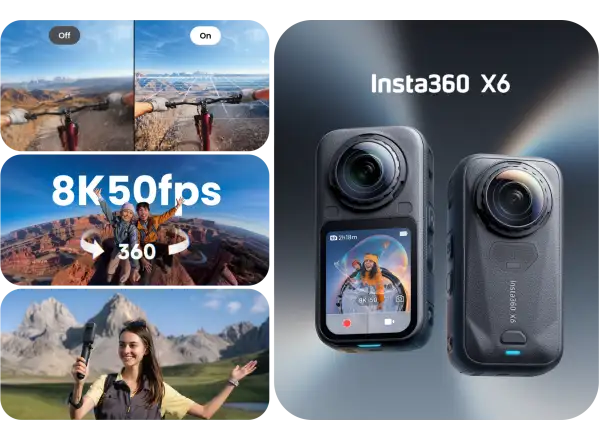 Insta360 X6 Actionkamera Essentials Bundle Black