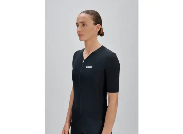 POC Raceday Damen-Trikot Kurzarm Uranium Black