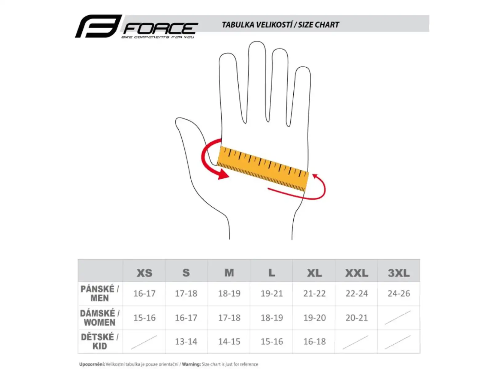 Force Angle MTB Handschuhe Weiß/Blau