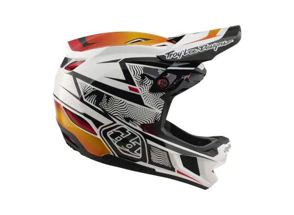 Troy Lee Designs D4 Composite MIPS Helm Lined up White