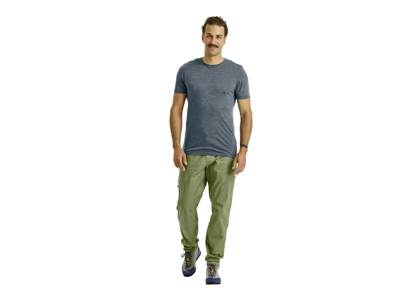 Ortovox 120 Cool Tec Clean Herren T-Shirt Kurzarm Dark Arctic Grey Blend