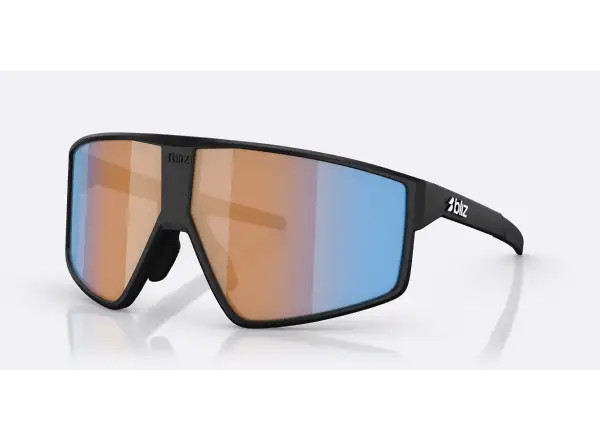 Bliz P002 Sonnenbrille Matte Black/Nano Optics Nordic Light Coral/Orange Blue Multi