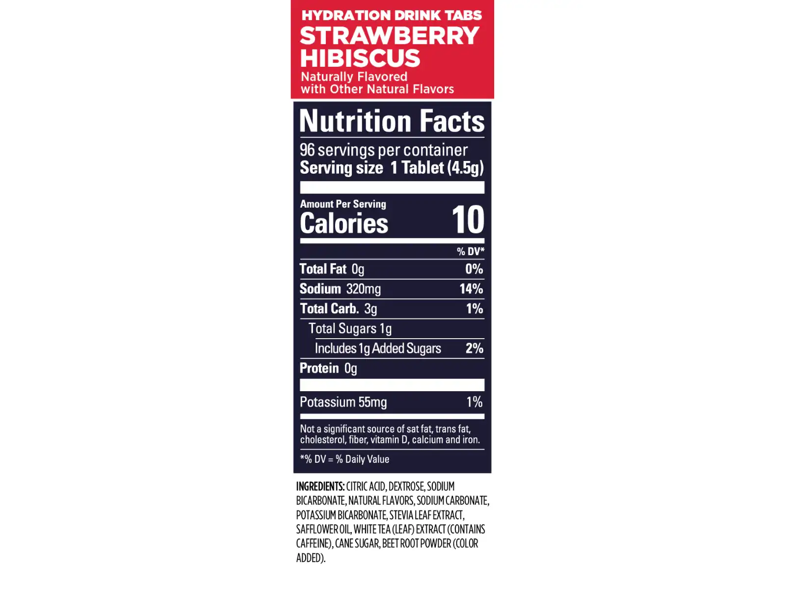 GU Hydration Tabs Strawberry Hibiscus 54 g