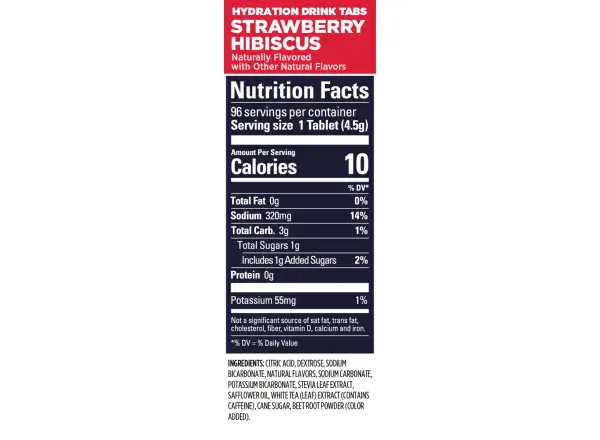 GU Hydration Tabs Strawberry Hibiscus 54 g