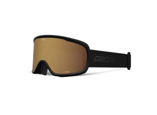 Giro Moxie Damen Skibrille schwarz Stacked/Amber Gold/Yellow (2 Gläser)