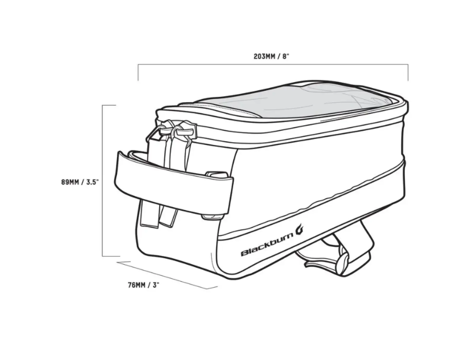 Blackburn Local Plus Oberrohrtasche