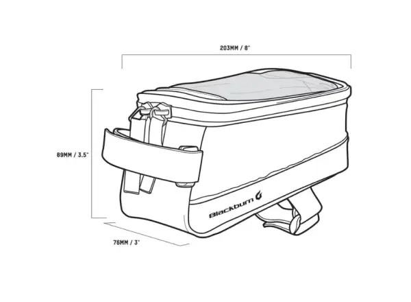 Blackburn Local Plus Oberrohrtasche